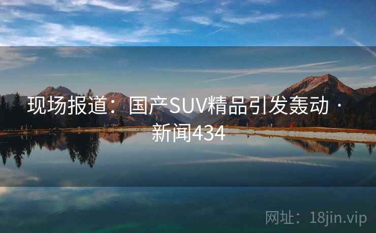 现场报道：国产SUV精品引发轰动 · 新闻434  第2张
