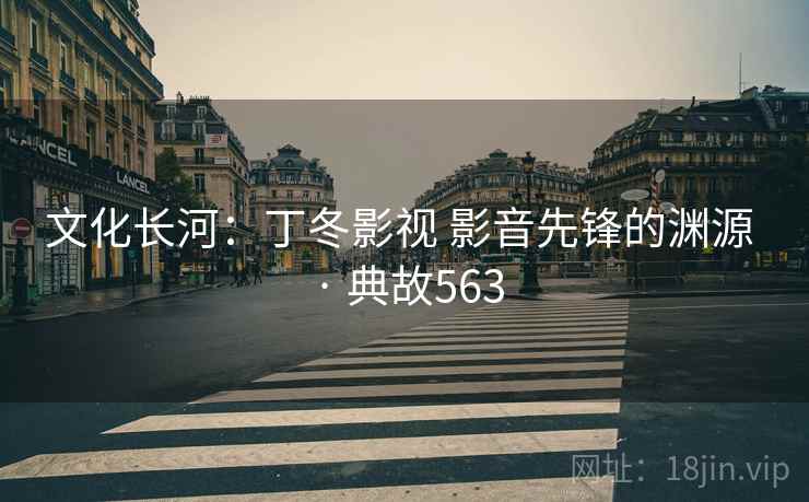 文化长河：丁冬影视 影音先锋的渊源 · 典故563  第1张